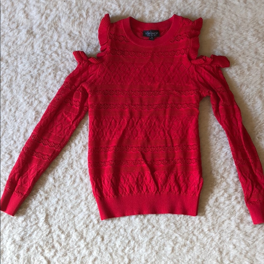 Red top shop top
